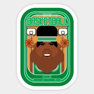 Basketball Green - Court Dunkdribbler - Hayes version Sticker